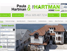 Tablet Screenshot of hartmanhometeam.com